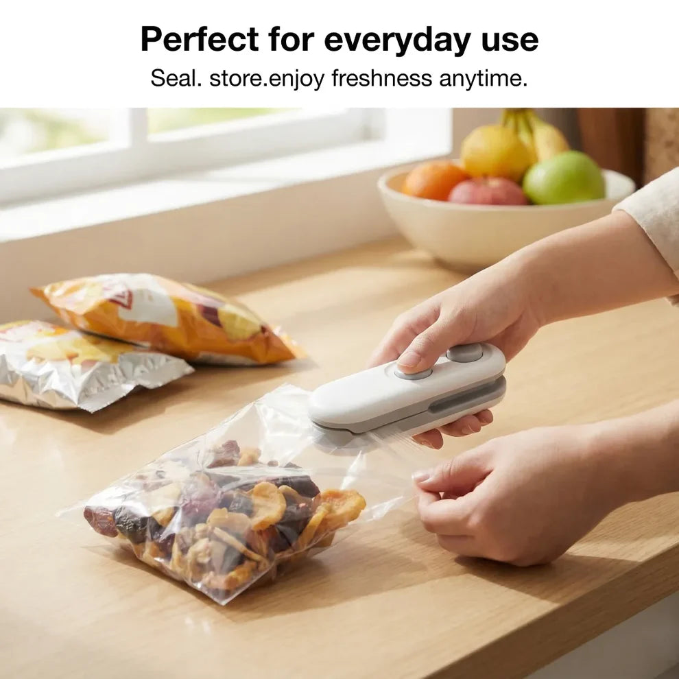 Portable Bag Sealer, 2 in 1 Seal & Cutter Heat Sealers