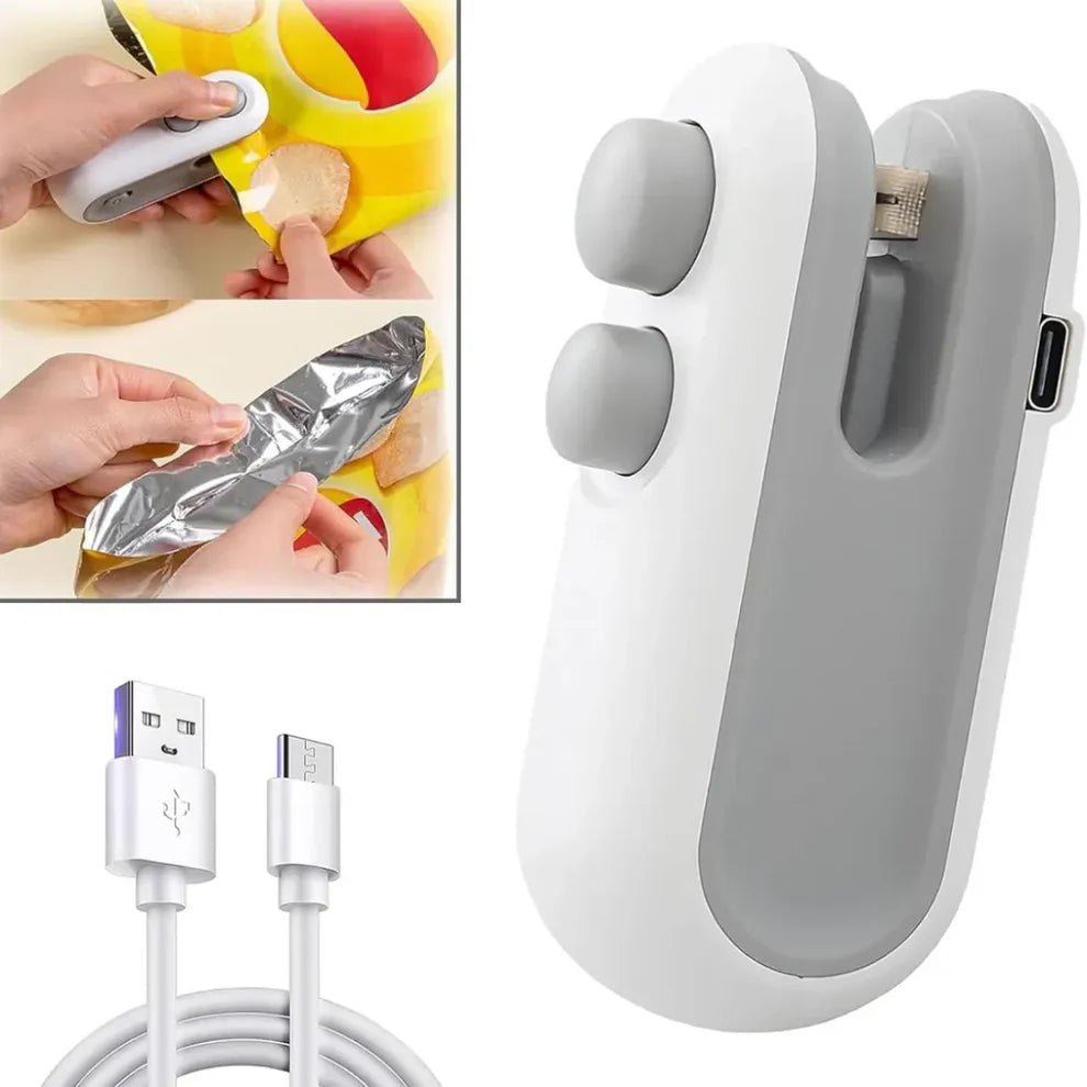 Portable Bag Sealer, 2 in 1 Seal & Cutter Heat Sealers