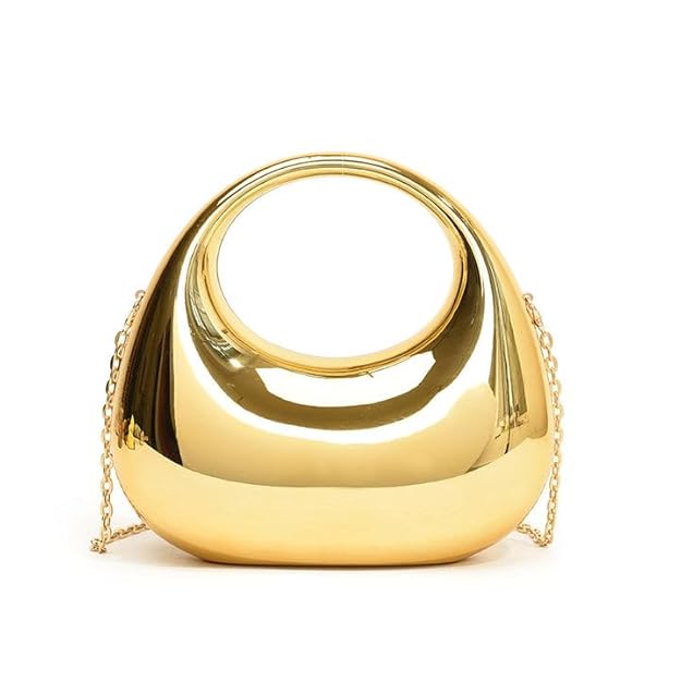 Moon Clutch Purse Acrylic Evening Handbag for Women