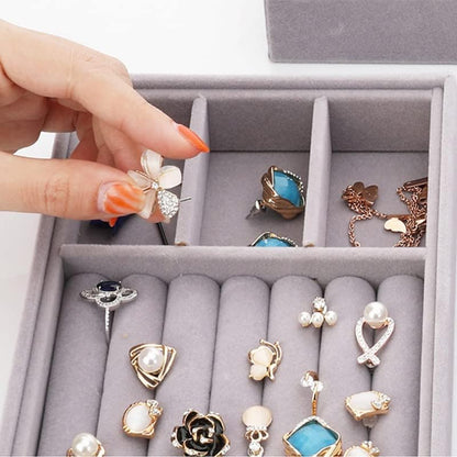 Velvet Jewellery Organizer For Drawer