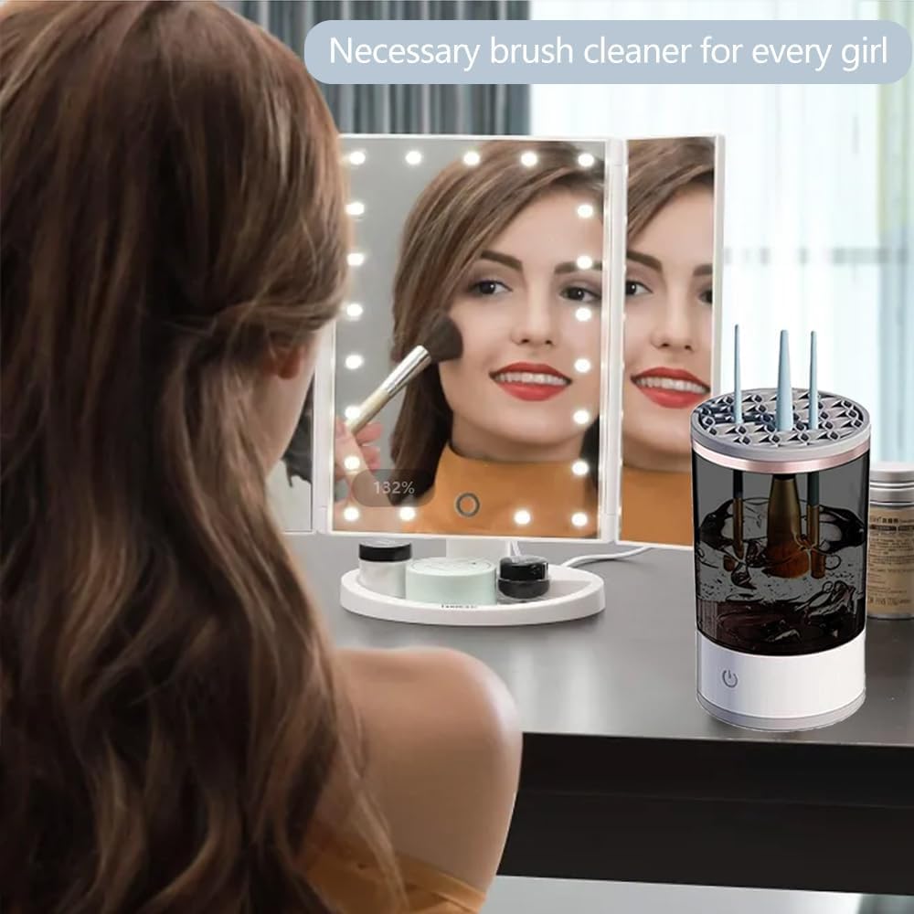 3 IN 1 Electric Makeup Brush Cleaner