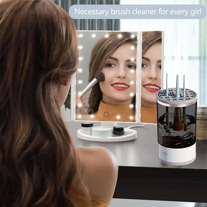 3 IN 1 Electric Makeup Brush Cleaner